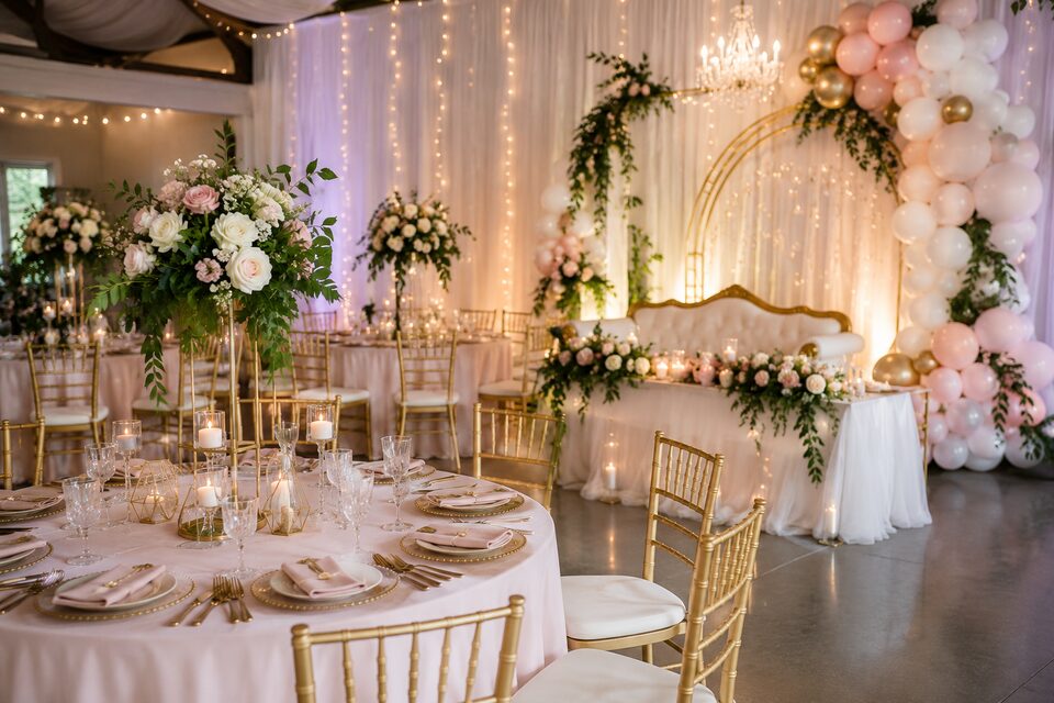 Decorations and set-up